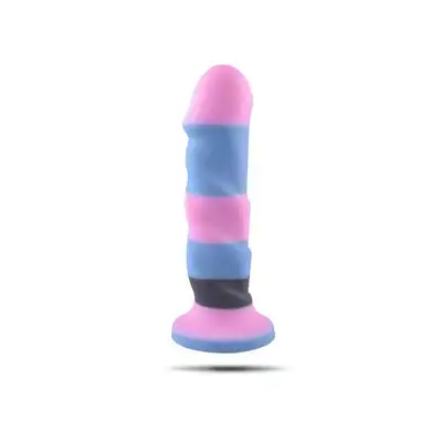 Toyz 4 Lovers - Twister. Kolorowe dildo z elastycznego silikonu 17,5 cm. Super jakość, oryginalny wygląd!