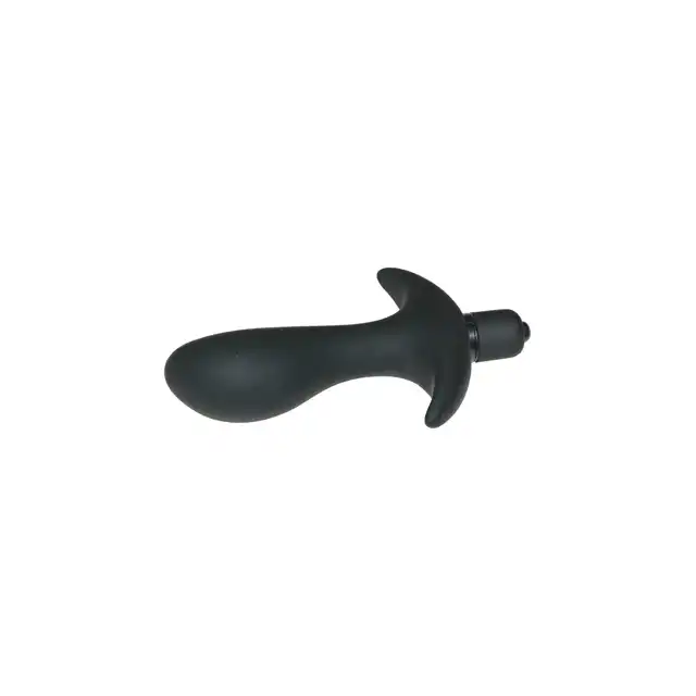 Anal Fantasy - Vibrating Perfect Plug. Czarna silikonowa wtyczka analna. Wibracje.