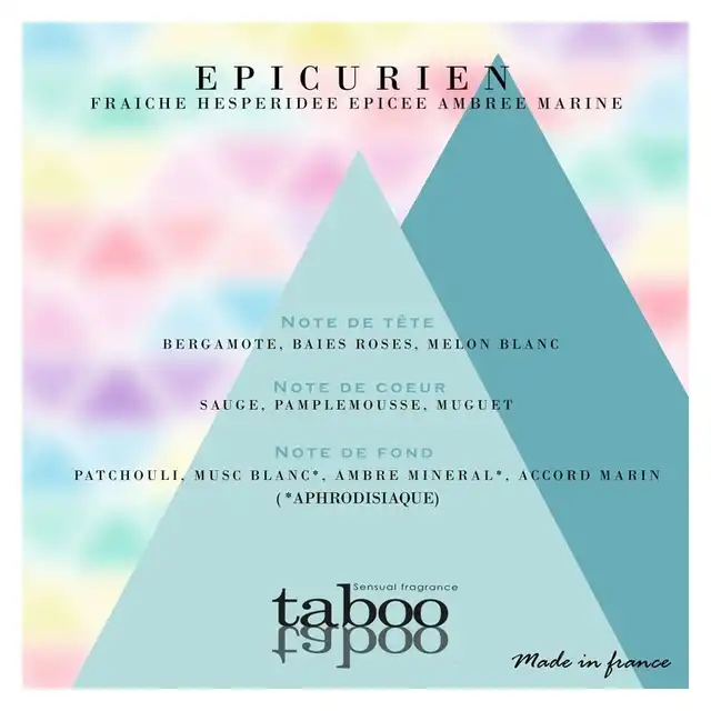 Taboo Epicurien For Him - feromony męskie, przyciągają uwagę zapachem. 50 ml.