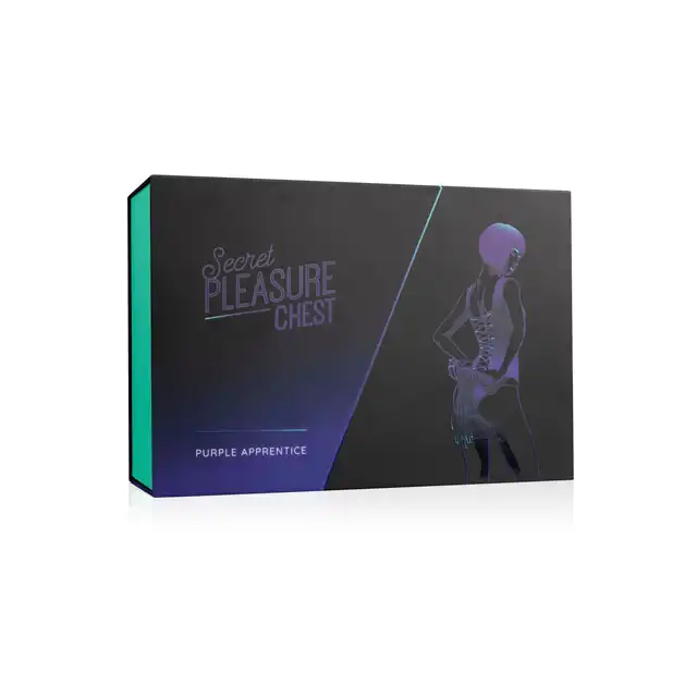 Secret Pleasure Chest - Dark Apprentice Purple. 11-częściowy zestaw BDSM!