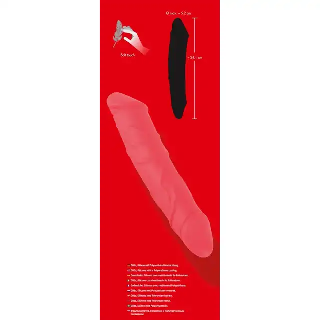 Bad Kitty - Double Dong. Podwójne czerwone silikonowe dildo