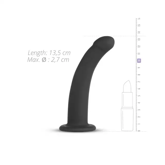 EasyToys - Silicone Banger Strap-On - Smooth. Komfortowy Strapon. 13 cm. Bestseller!