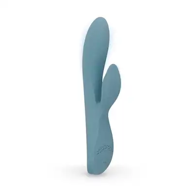 Bloom - The Violet Rabbit Vibrator. Silikonowy wibrator na USB ze stymulacją łechtaczki