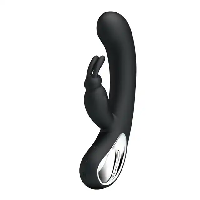Pretty Love - Webb. Silikonowy wibrator w kolorze czarnym. USB