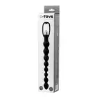 A-Toy Vibro Anal Beads Black 34cm. Bardzo Długi Wibrujący Korek Analny.
