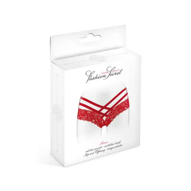 Concorde Anne Red One Size. Francuska Czerwona Bielizna model Anne.