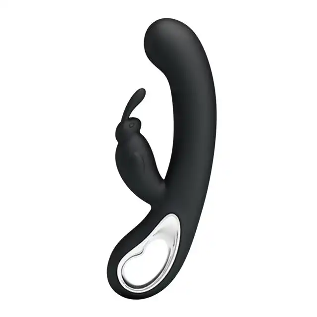 Pretty Love - Webb. Silikonowy wibrator w kolorze czarnym. USB