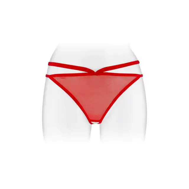 Concorde Danuta Red One Size. Francuska Czerwona Bielizna Stringi model Danuta.