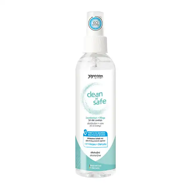 Joydivision Clean N Safe Toy Cleaner 200ml. Płyn czyszczący do zabawek erotycznych.