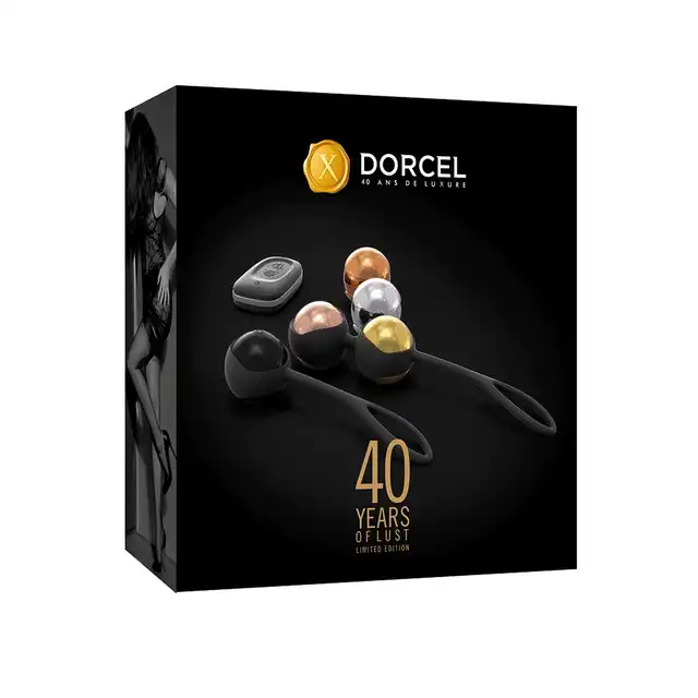 Dorcel - Training Remote ControlledGeisha Balls. Zestaw 5 kulek gejszy w tym 1 wibrująca! Z pilotem i USB