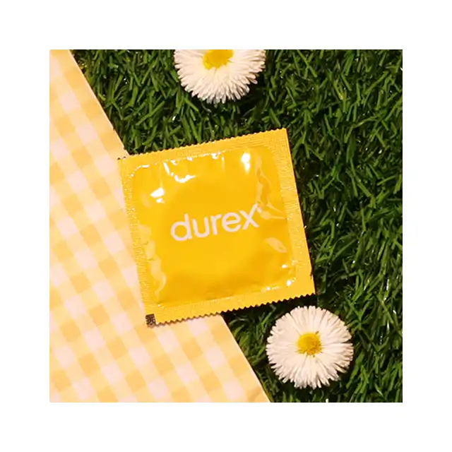 Durex - Pleasure Fruits Banana 1 szt . Prezerwatywa o smaku słodkiego banana