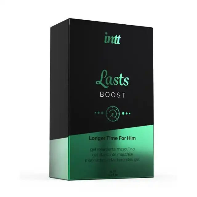Intt - Lasts Boost 15 ml. Spray wspomagający opóźnienie wytrysku. Naturalne składniki czynne 