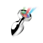 Booty Sparks - Light Up Small Anal Plug. Korek analny z diodami LEDx3 +Ring z wibracjami gratis!