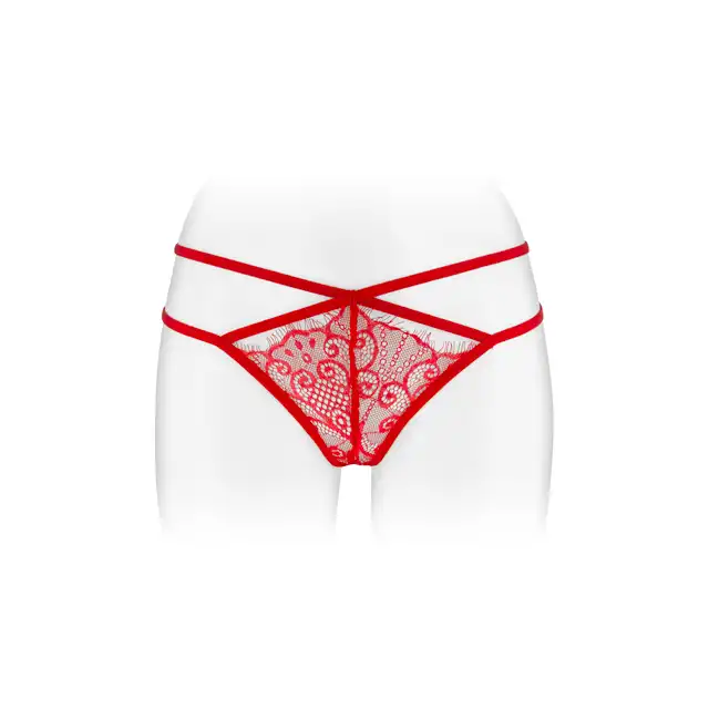 Concorde Mylene Red One Size. Francuska Czerwona Bielizna model Mylene.