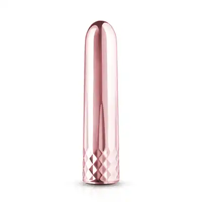 Rosy Gold - New Mini Vibrator. Różowozłoty bullet z silnymi wibracjami. USB
