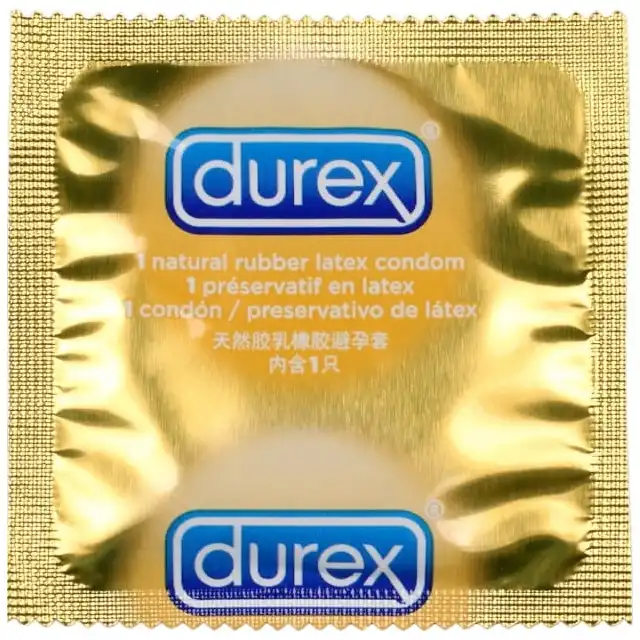 Durex - Pleasure Fruits Banana 1 szt . Prezerwatywa o smaku słodkiego banana