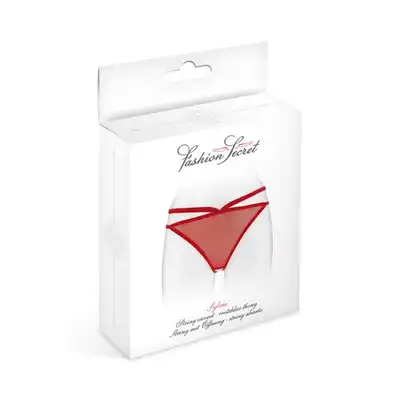 Concorde Sylvie Red One Size. Francuska Czerwona Bielizna model Sylvie.