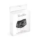 Concorde Cynthia Black One Size. Czarne Koronkowe Pansy z Dziurką. 