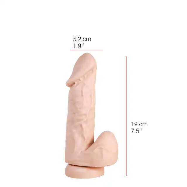  Dildorama - 515 Line 5 Flesh. Małe realistyczne dildo 19 cm