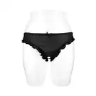 Concorde Tania Black One Size. Czarne Figi z Koronką z Tyłu. 