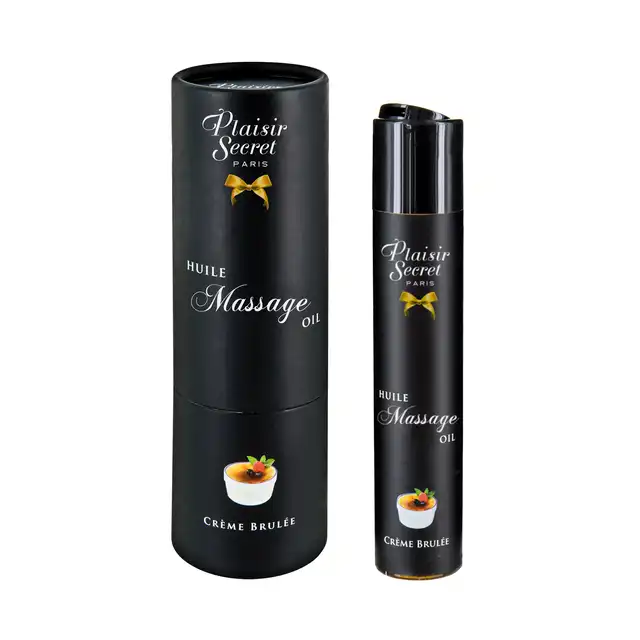 Plaisir Secret Massage Oil Creme Brulée 59ml. Olejek do Masażu - Krem Brulee. 