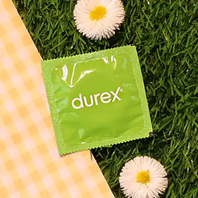 Durex - Pleasure Fruits Apple 1 szt. Prezerwatywa o smaku soczystego jabłka