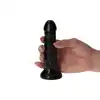 Toyz 4 Lovers Italian Cock 4.5" Black. Małe Realistyczne Czarne Dildo 11,5cm. Prosto z Włoch.