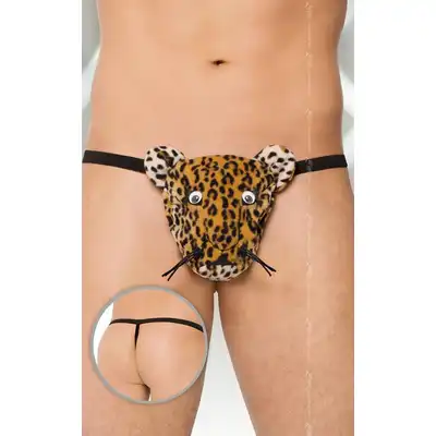 SoftLine - Thong 4510 Panther S/L. Stringi Męskie Pantera.