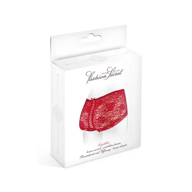 Concorde Cynthia Red One Size. Francuska Czerwona Bielizna model Cynthia.