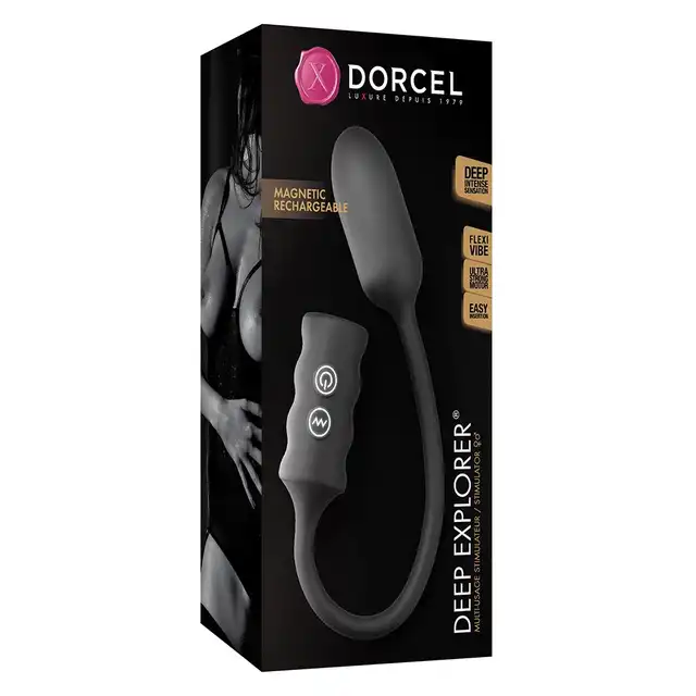 Dorcel - Deep Explorer Multi-Usage Stimulator. Wibrujący stymulator z multi zastosowaniem. 