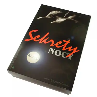 Gra erotyczna dla par- Sekrety nocy. Wersja Elite. Wprowadź urozmaicenie do życia intymnego.