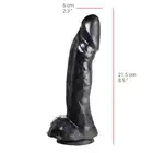 Dildorama - 515 Line 10.5" Flesh. Wielkie realistyczne dildo 21.5 cm