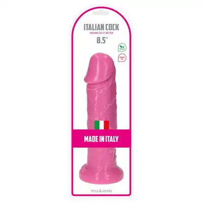 Toyz 4 Lovers Italian Cock 8.5" Pink. Realistyczne Gigantyczne Różowe Dildo 22cm Prosto z Włoch.