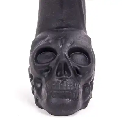 Wielkie realistyczne dildo z trupią czaszką 28.5 cm