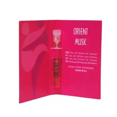 Aurora - Orient Musk 1ml. Wyjątkowo podniecające feromony damskie. Kompozycja zapachowa wywołuje zainteresowanie i pożądanie płci przeciwnej