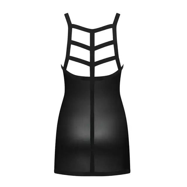Obsessive - Leatheria S/M. Zmysłowa czarna koszulka i stringi 