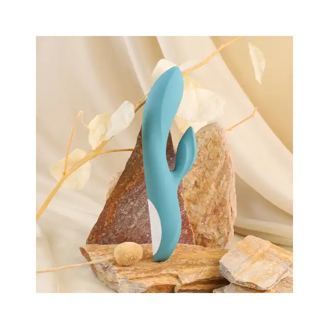 Bloom - The Violet Rabbit Vibrator. Silikonowy wibrator na USB ze stymulacją łechtaczki