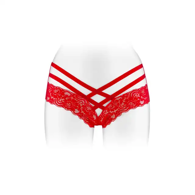 Concorde Anne Red One Size. Francuska Czerwona Bielizna model Anne.