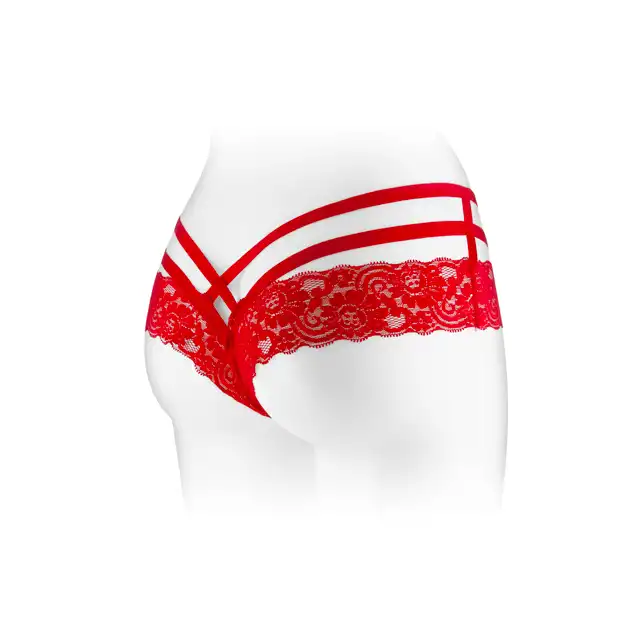 Concorde Anne Red One Size. Francuska Czerwona Bielizna model Anne.