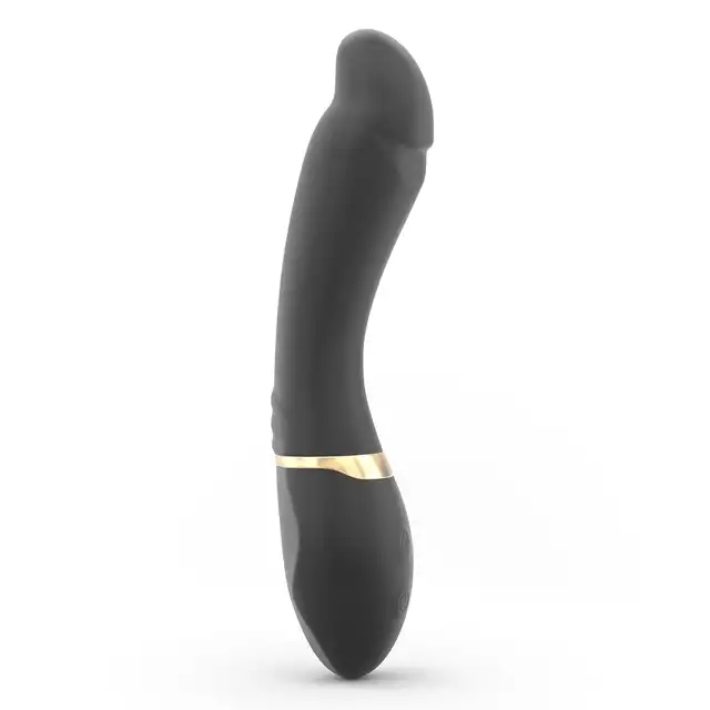 Dorcel - Tender Sport Vbrator USB. Wyjątkowy, giętki wibrator z miękką główką. Czarno-złoty