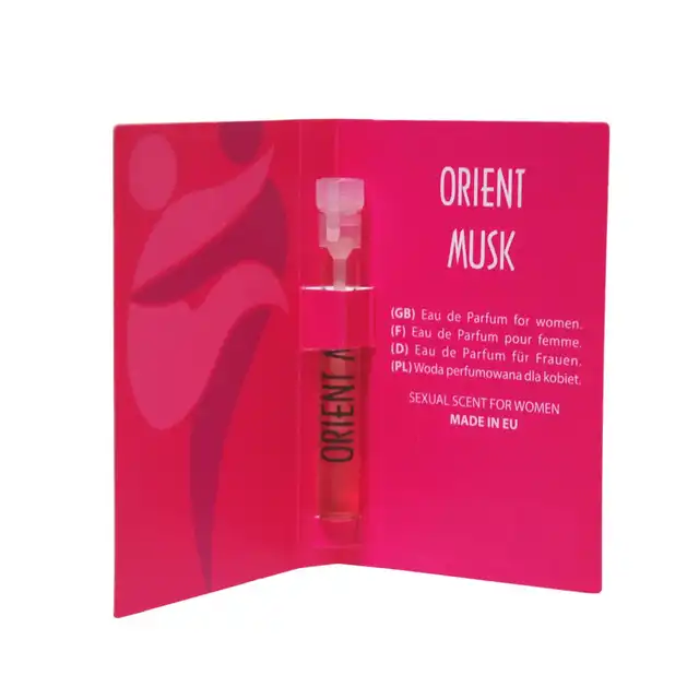 Aurora - Orient Musk 1ml. Wyjątkowo podniecające feromony damskie. Kompozycja zapachowa wywołuje zainteresowanie i pożądanie płci przeciwnej