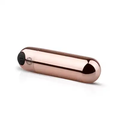 Rosy Gold - New Bullet Vibrator. Różowozłoty bullet wibrujący ładowany na USB