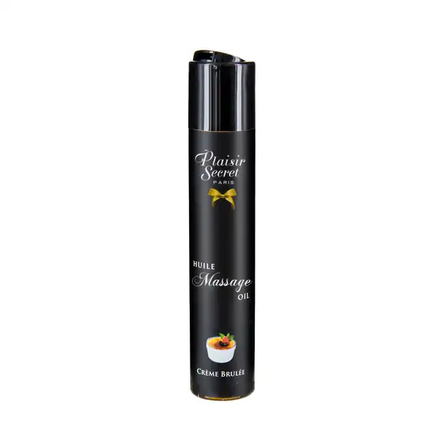 Plaisir Secret Massage Oil Creme Brulée 59ml. Olejek do Masażu - Krem Brulee. 