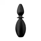 Freshen Pump 4 P Silicone Douche Black. Wtyczka do Lewatywy z Gruszką. 
