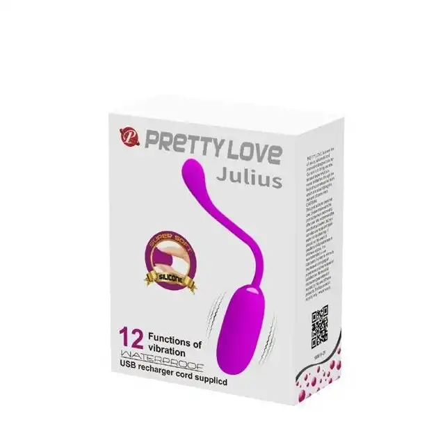 Pretty Love Julius Vibrating Egg Pink. Duże wibrujące jajko Julius 12 Programów Wibracji