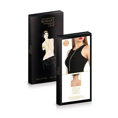 Bojoux Pour Toi Collier Dore Audrey. Złoty Naszyjnik Biżuteria Erotyczna.