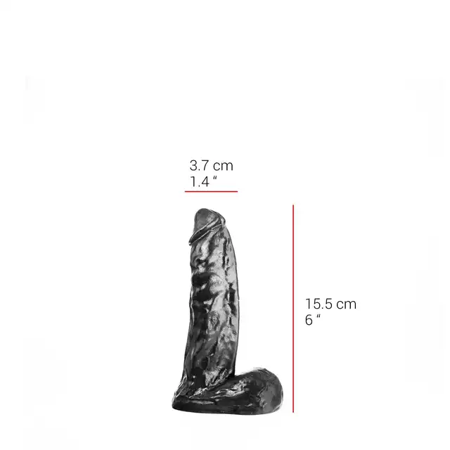 Dildorama - 515 Line 6" Flesh. Dildo z przyssawką 15,5 cm średnicy