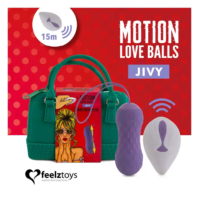 Feelztoys- jajeczko zdalnie sterowane Jivy. Niezwykle ekscytujące, poruszają się! Innowacja. 7 programów.