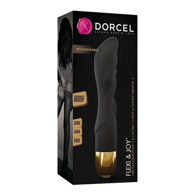 Dorcel - Flexi &amp; Joy USB. Elastyczny wibrator z możliwością podwójnej stymulacji