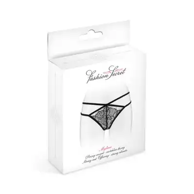Concorde Mylene Black One Size. Francuska Czarna Bielizna model Mylene. 